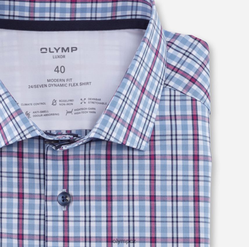 oblečení OLYMP luxor 24/seven modern fit, business košile, moderní kent, fuchsie PN4446927