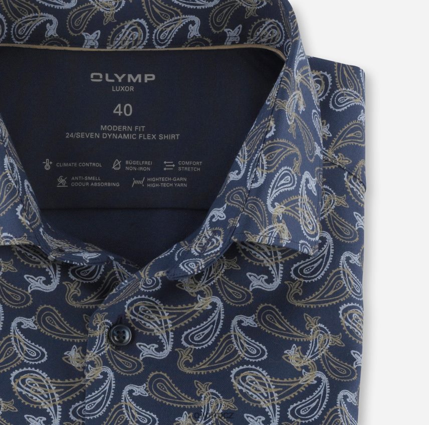 oblečení OLYMP luxor 24/seven modern fit, business košile, moderní kent, přírodní PN44461197