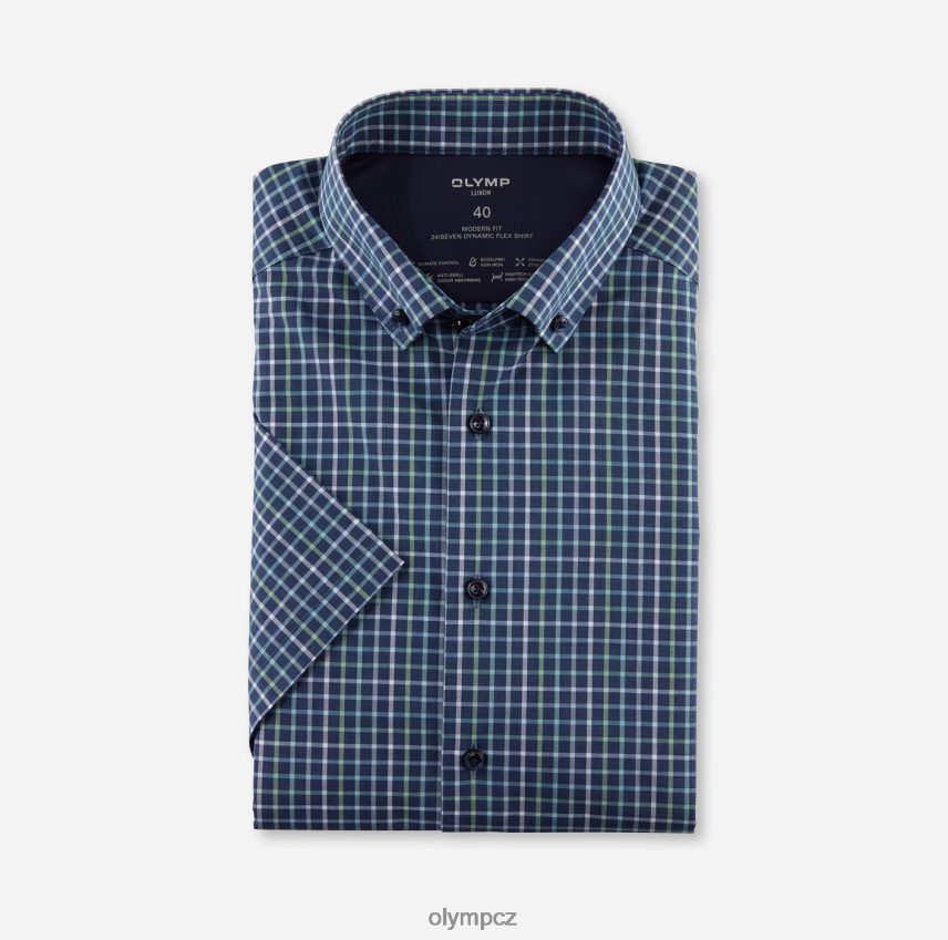 oblečení OLYMP luxor 24/seven modern fit, business košile, zapínání na knoflíky, světle zelená PN44461148