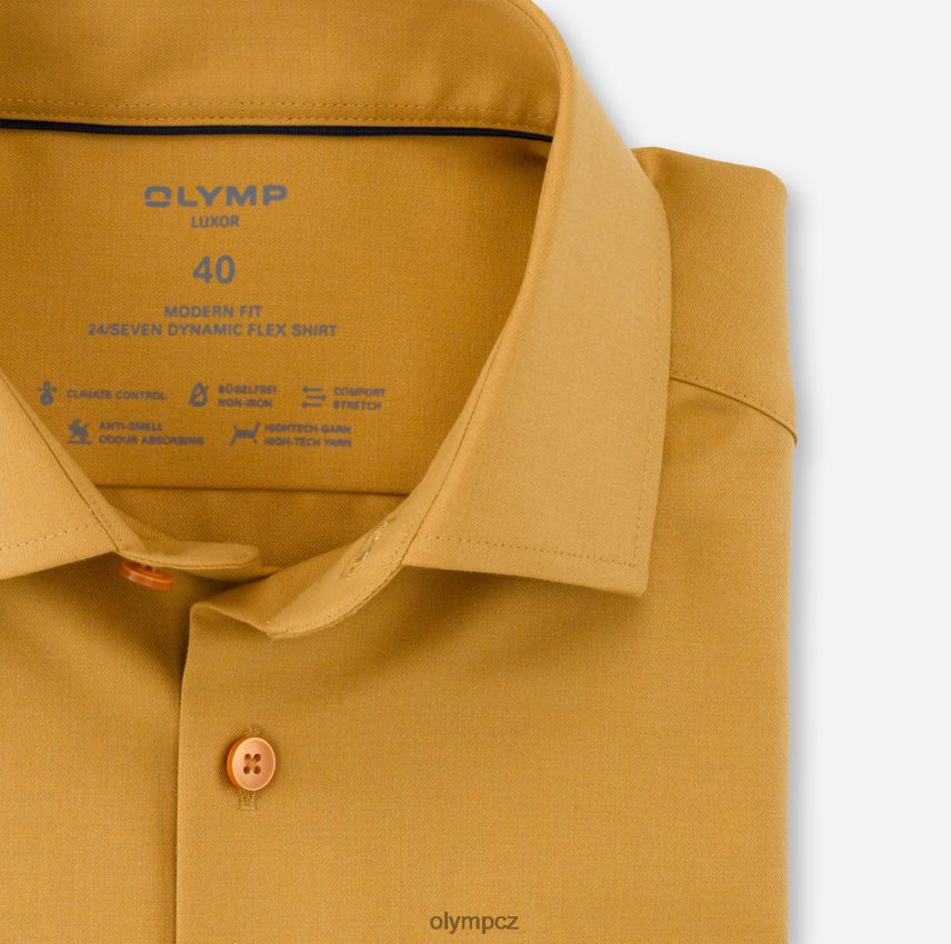 oblečení OLYMP luxor 24/seven modern fit, business shirt, global kent, maize PN44461356