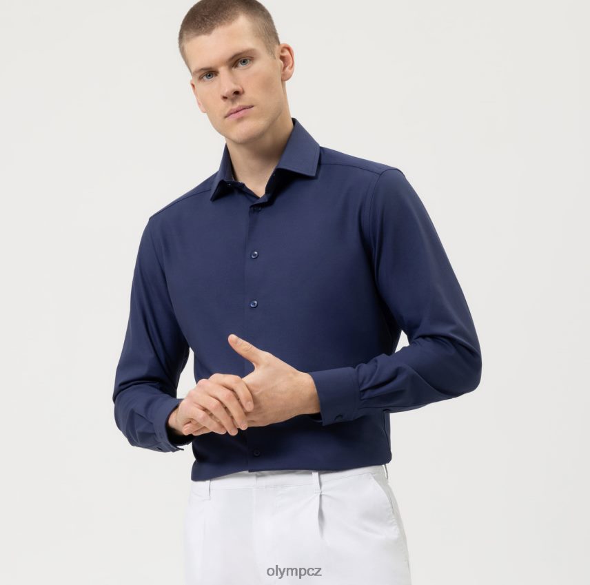oblečení OLYMP luxor 24/seven modern fit, business shirt, global kent, marine PN44461317