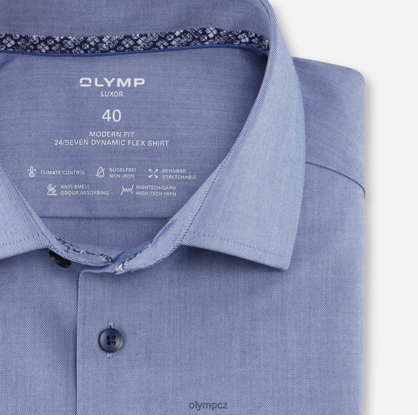 oblečení OLYMP luxor 24/seven modern fit, business shirt, global kent, royal PN4446943