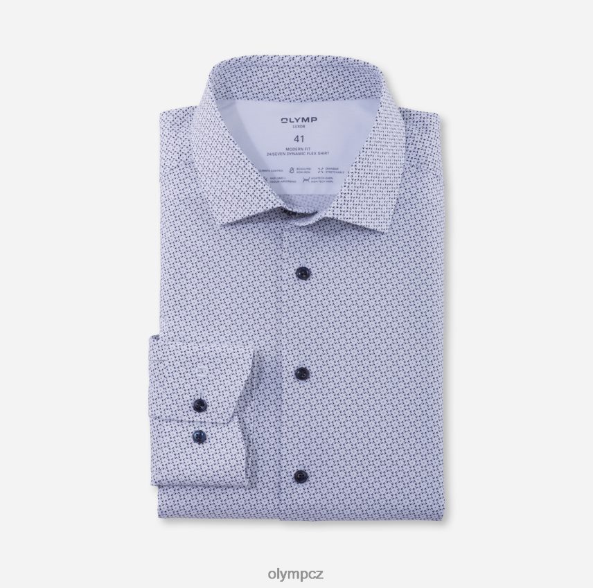 oblečení OLYMP luxor 24/seven modern fit, business shirt, global kent, taupe PN44461164