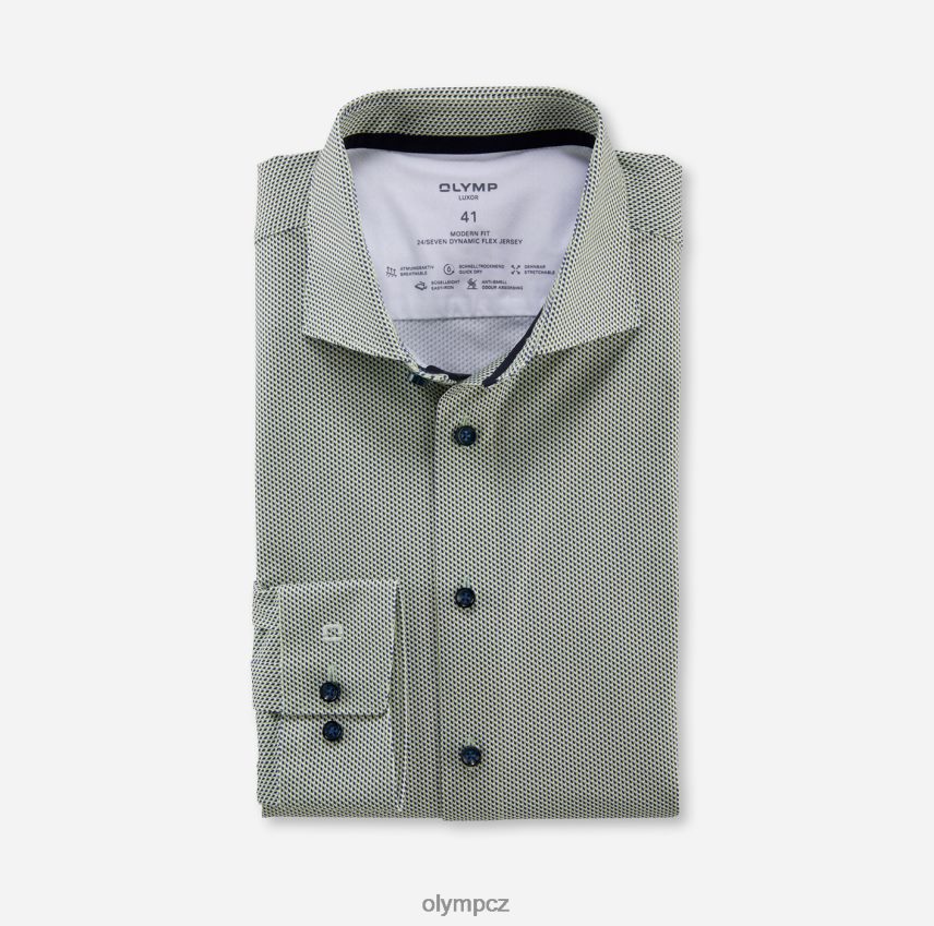 oblečení OLYMP luxor 24/seven modern fit, business shirt, kent, lime PN44461040