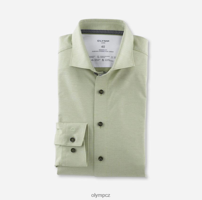 oblečení OLYMP luxor 24/seven modern fit, business shirt, kent, lime green PN44461185