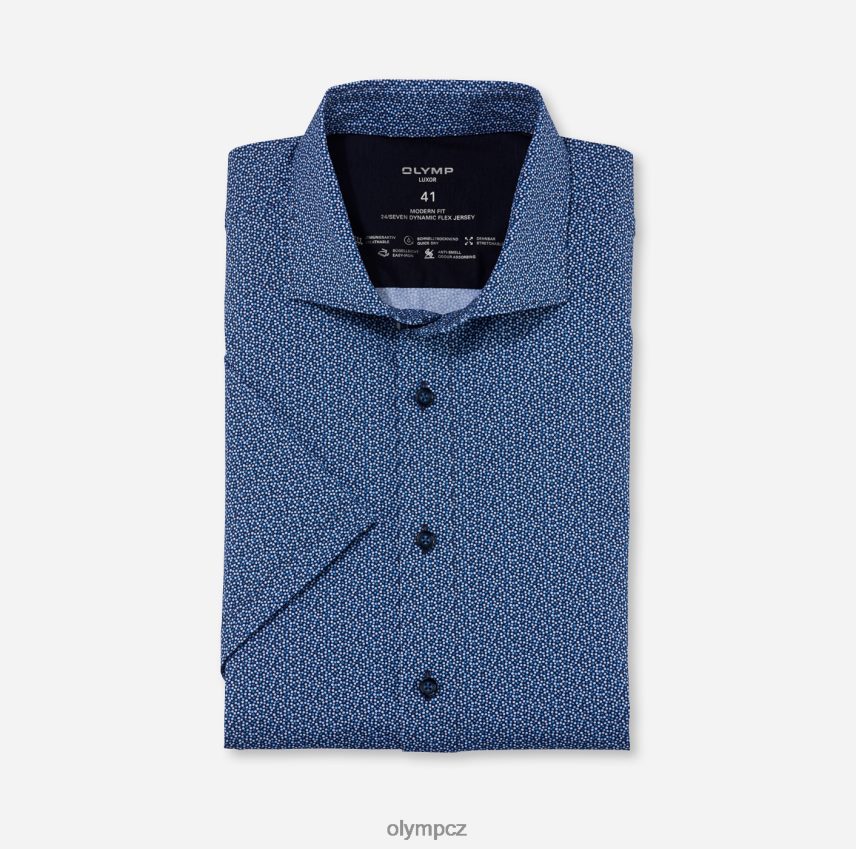 oblečení OLYMP luxor 24/seven modern fit, business shirt, kent, marine PN44461169