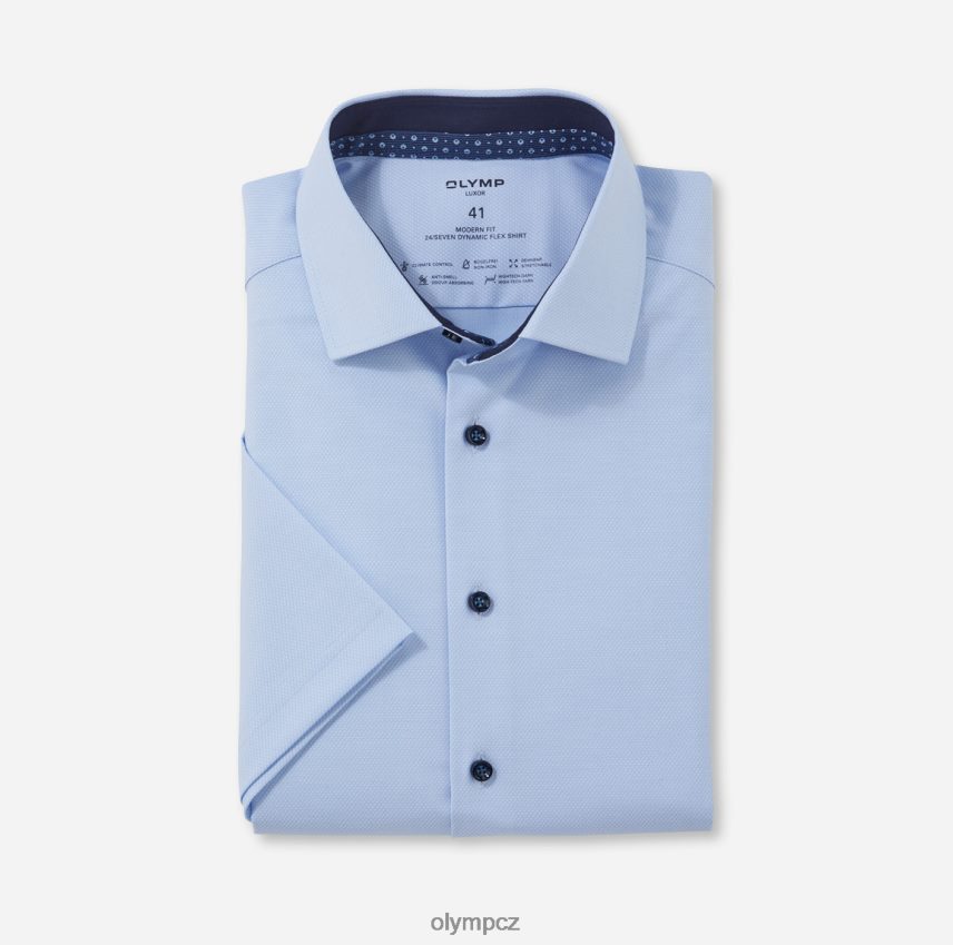 oblečení OLYMP luxor 24/seven modern fit, business triko, global kent, světle modrá PN44461127