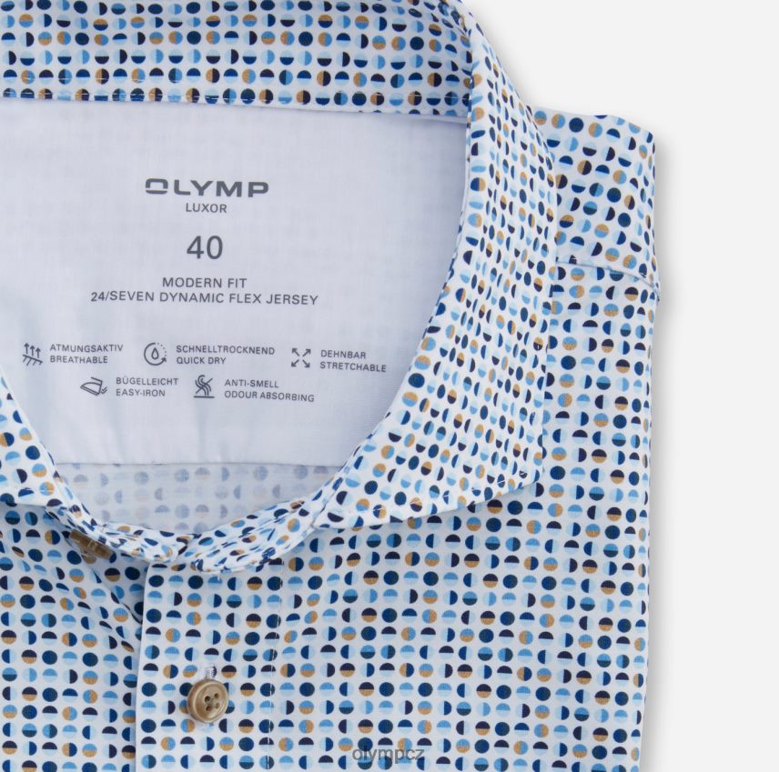 oblečení OLYMP luxor 24/seven modern fit, business triko, kent, natural PN44461126
