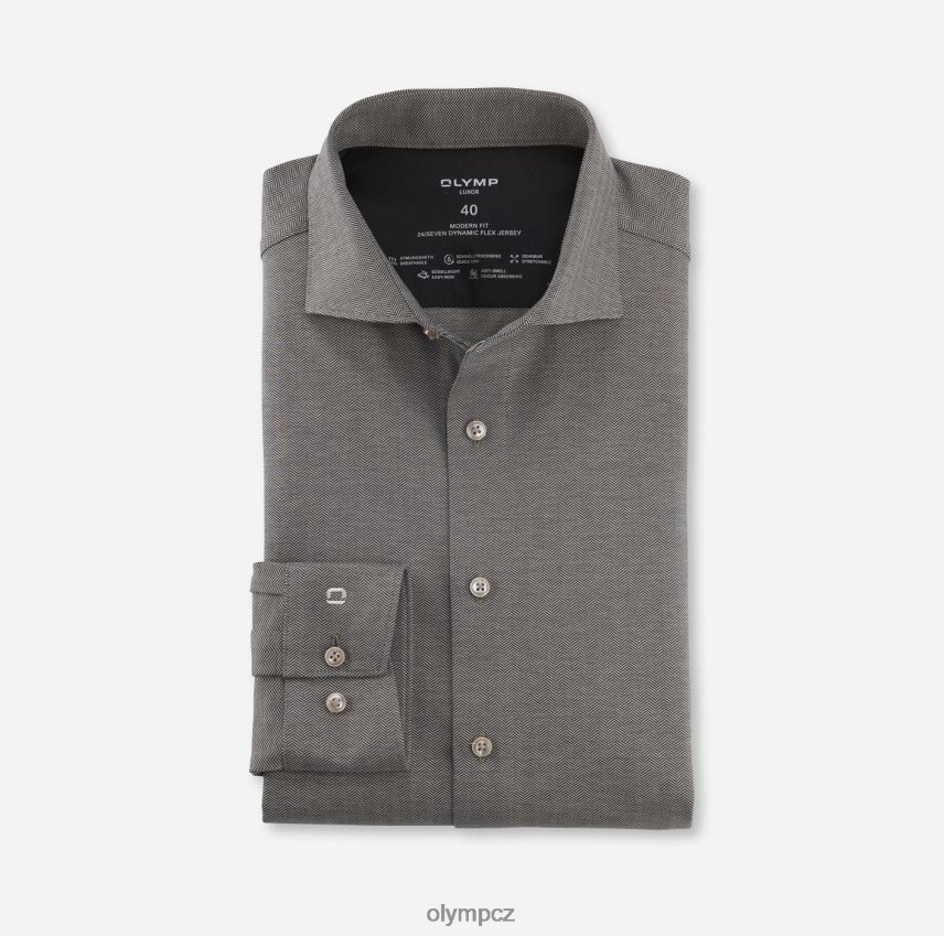 oblečení OLYMP luxor 24/seven modern fit, business triko, kent, natural PN44461357