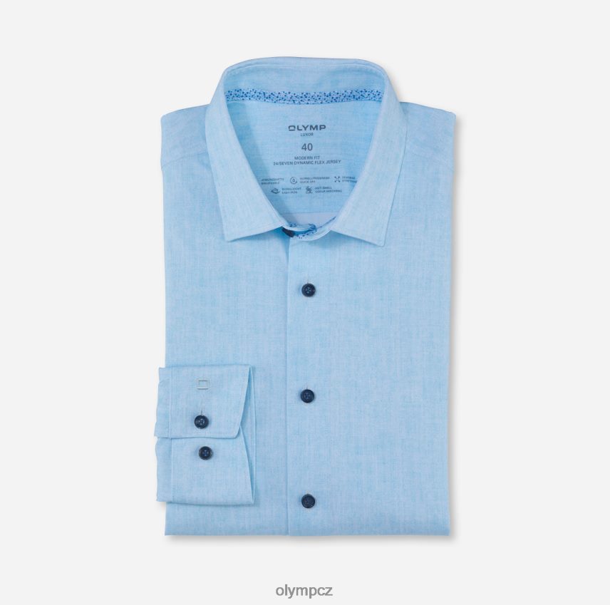 oblečení OLYMP luxor 24/seven modern fit, business triko, new kent, aqua PN44461147