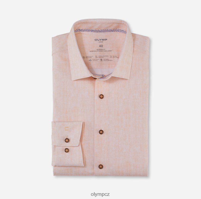 oblečení OLYMP luxor 24/seven modern fit, business triko, new kent, mandarinka PN44461160