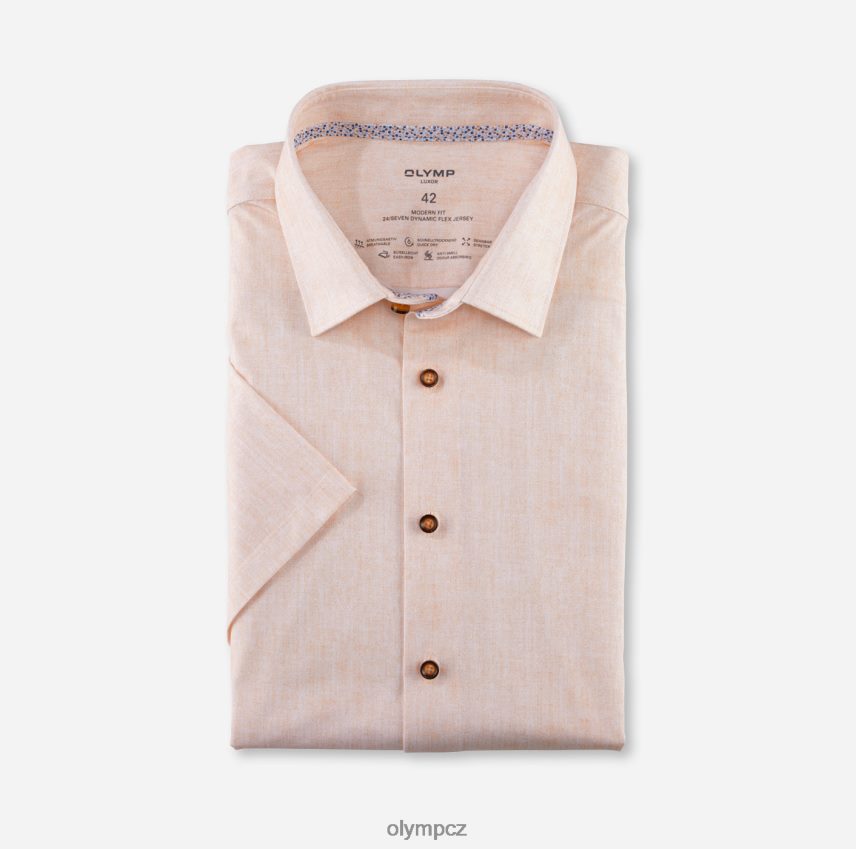 oblečení OLYMP luxor 24/seven modern fit, business triko, new kent, mandarinka PN44461198