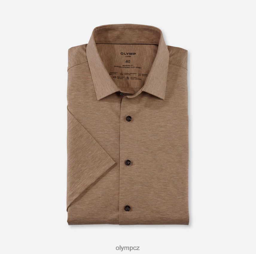 oblečení OLYMP luxor 24/seven modern fit, business triko, new kent, natural PN44461044