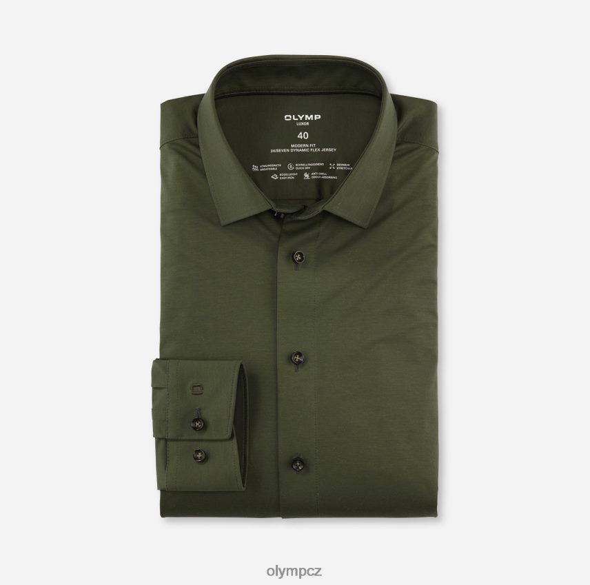 oblečení OLYMP luxor 24/seven modern fit, business triko, nový kent, tmel PN4446966