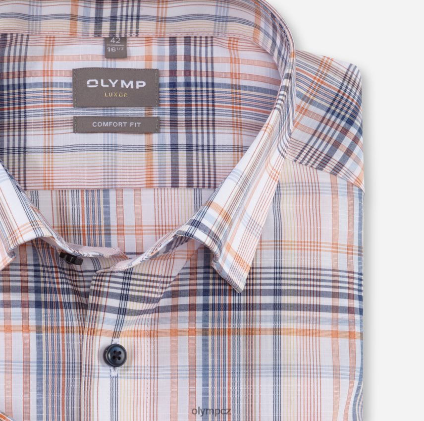 oblečení OLYMP luxor comfort fit, business košile, pod knoflíky, mandarinka PN44461542