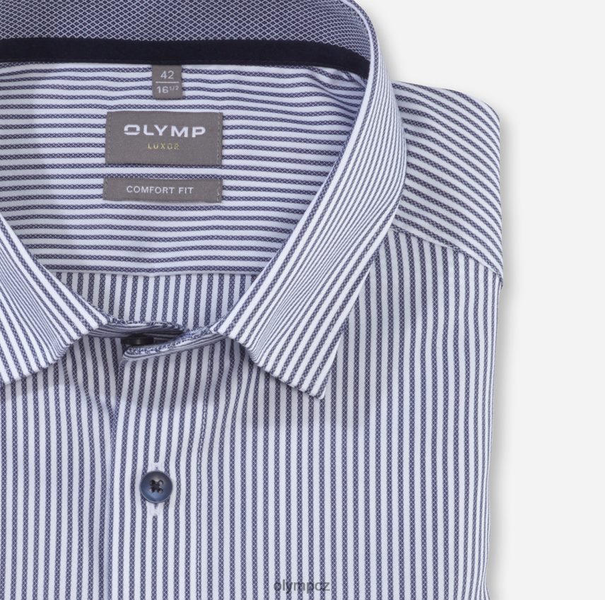 oblečení OLYMP luxor comfort fit, business košile, pod knoflíky, marine PN44461558
