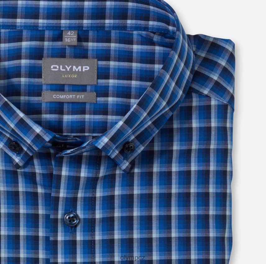 oblečení OLYMP luxor comfort fit, business košile, zapínání na knoflíky, royal PN44461521