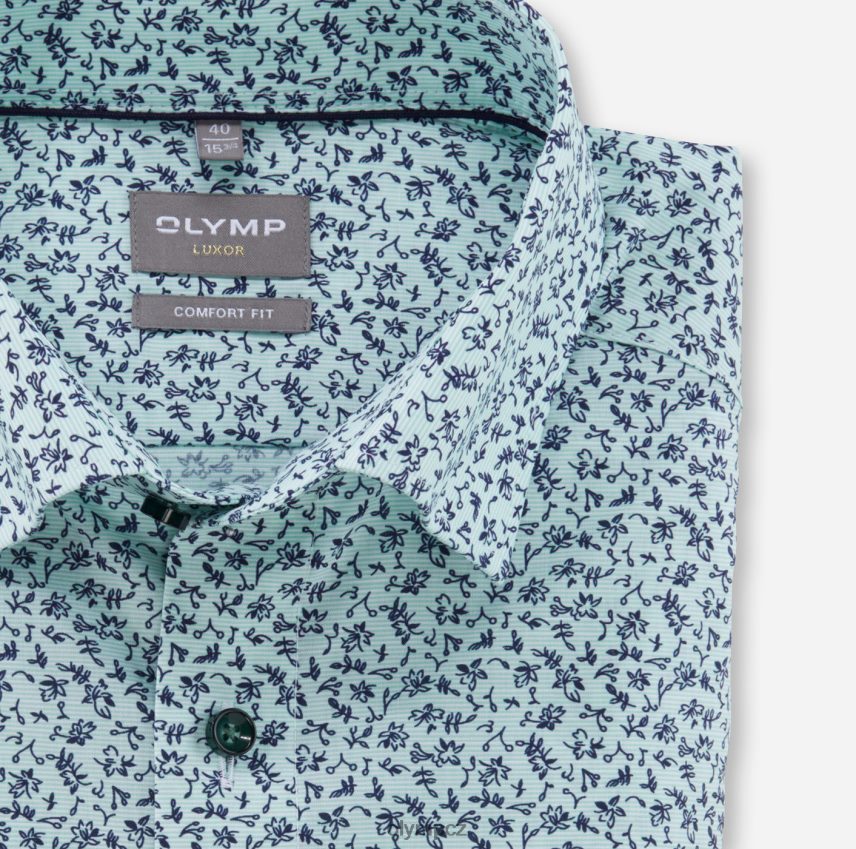 oblečení OLYMP luxor comfort fit, business košile, zapínání na knoflíky, světle zelená PN44461537