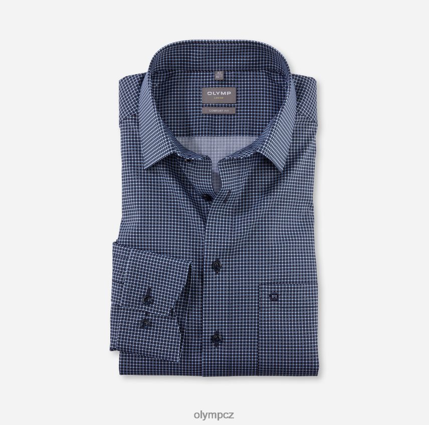 oblečení OLYMP luxor comfort fit, business shirt, new kent, marine PN44461583