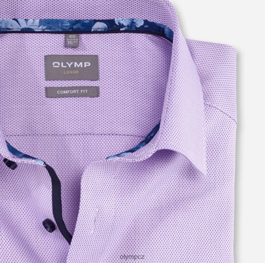 oblečení OLYMP luxor comfort fit, business shirt, new kent, violet PN44461643