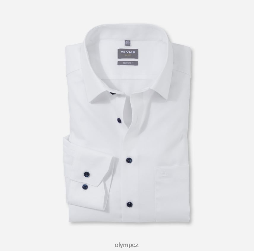 oblečení OLYMP luxor comfort fit, business triko, new kent, bílá PN44461517