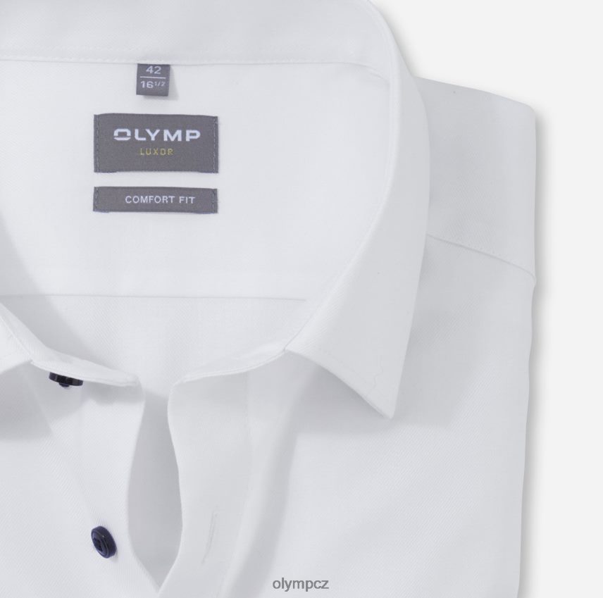 oblečení OLYMP luxor comfort fit, business triko, new kent, bílá PN44461517