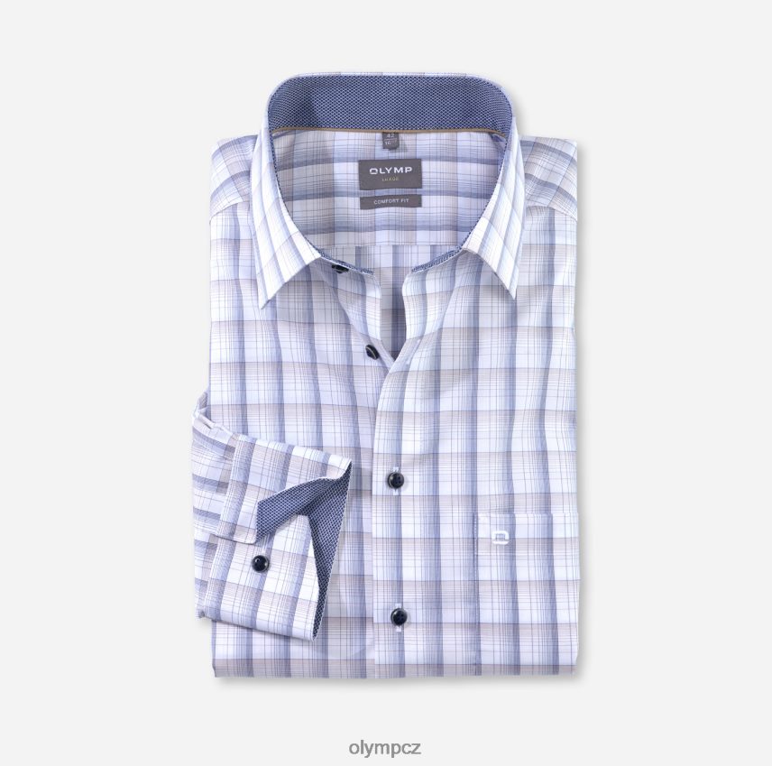 oblečení OLYMP luxor comfort fit, business triko, new kent, natural PN44461486