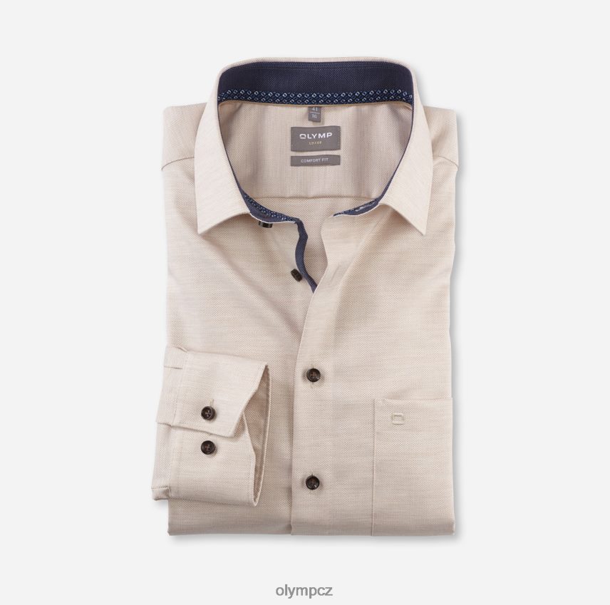 oblečení OLYMP luxor comfort fit, business triko, new kent, natural PN44461610