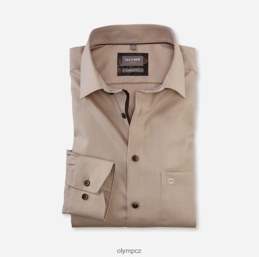 oblečení OLYMP luxor comfort fit, business triko, new kent, natural PN44461664