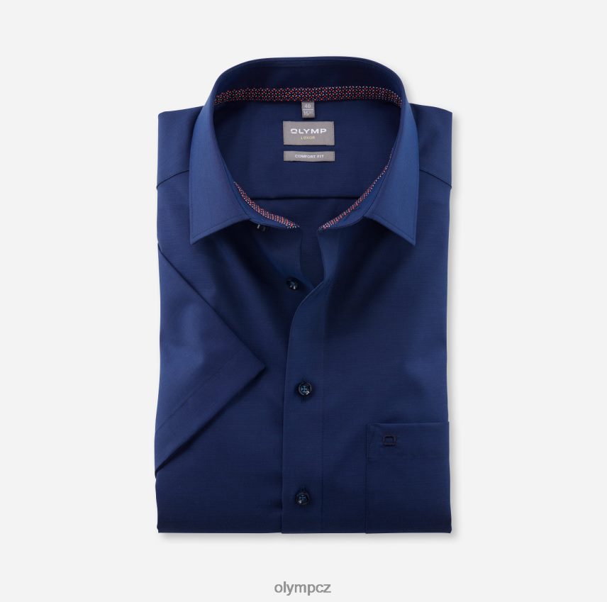 oblečení OLYMP luxor comfort fit, business triko, new kent, půlnoční modrá PN44461609