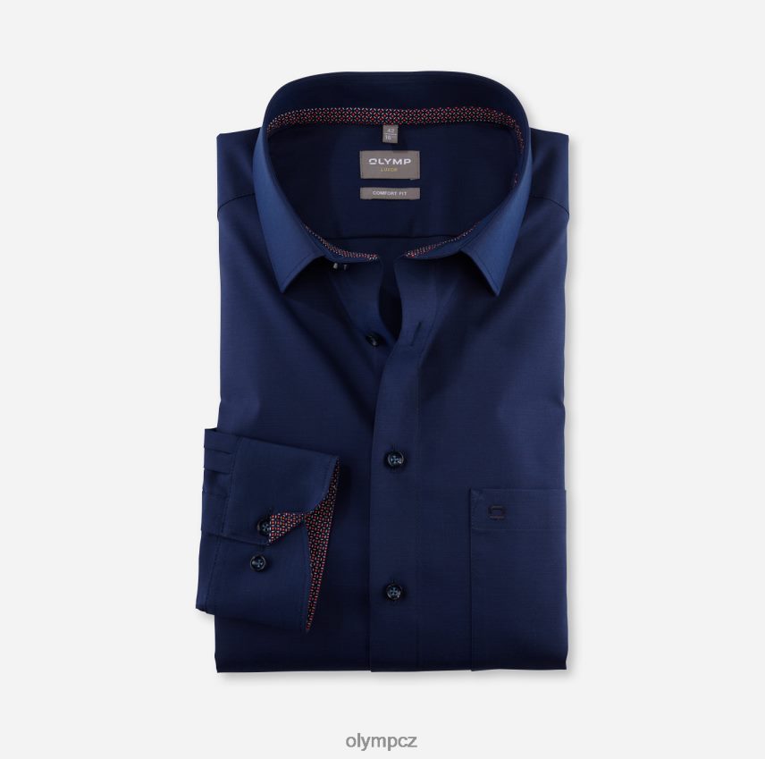 oblečení OLYMP luxor comfort fit, business triko, new kent, půlnoční modrá PN44461647