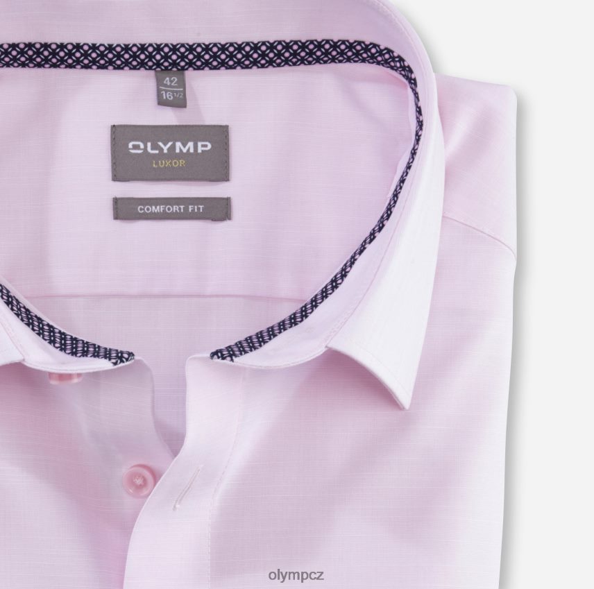 oblečení OLYMP luxor comfort fit, business triko, new kent, rose PN44461648