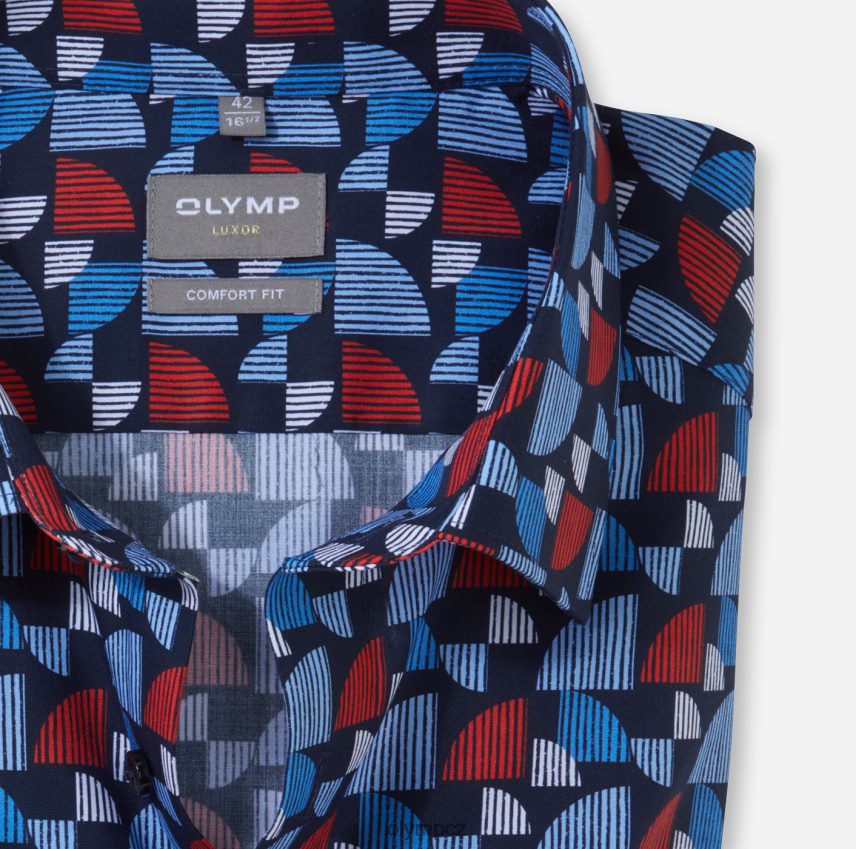 oblečení OLYMP luxor comfort fit, business triko, nový kent, červená PN44461528