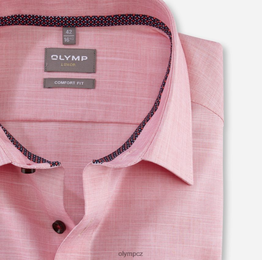 oblečení OLYMP luxor comfort fit, business triko, nový kent, červená PN44461629