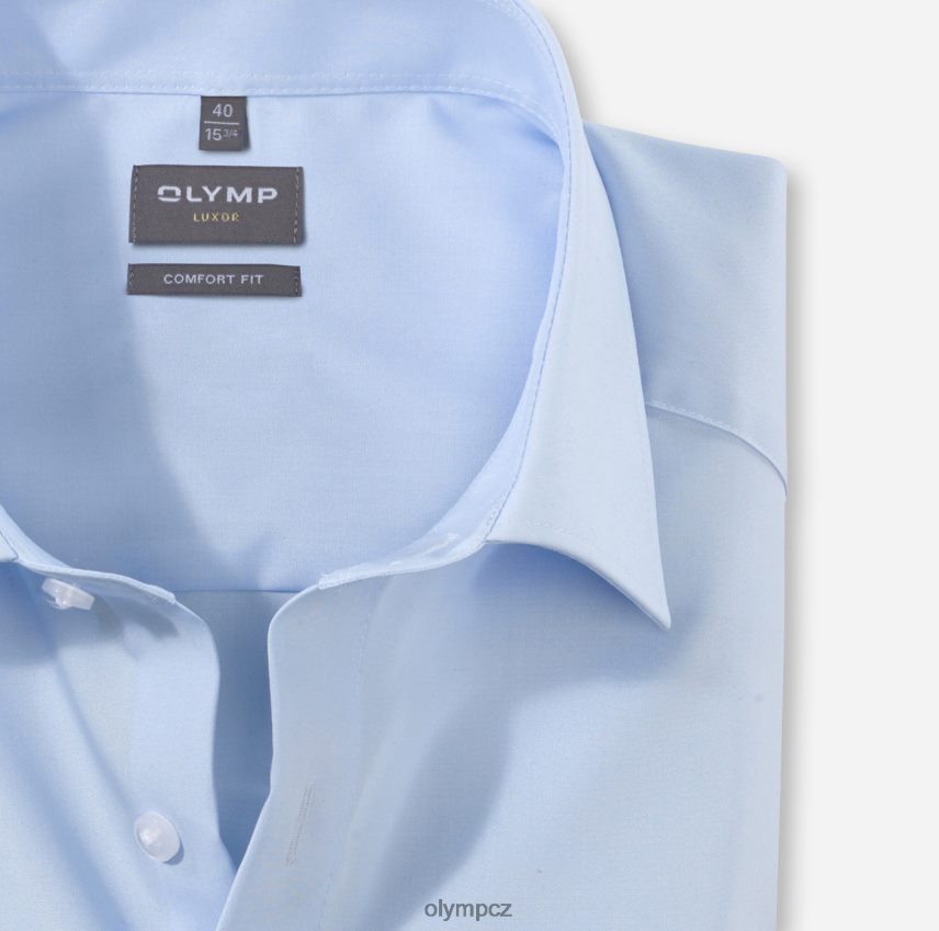 oblečení OLYMP luxor comfort fit, business triko, nový kent, modrá PN44461686