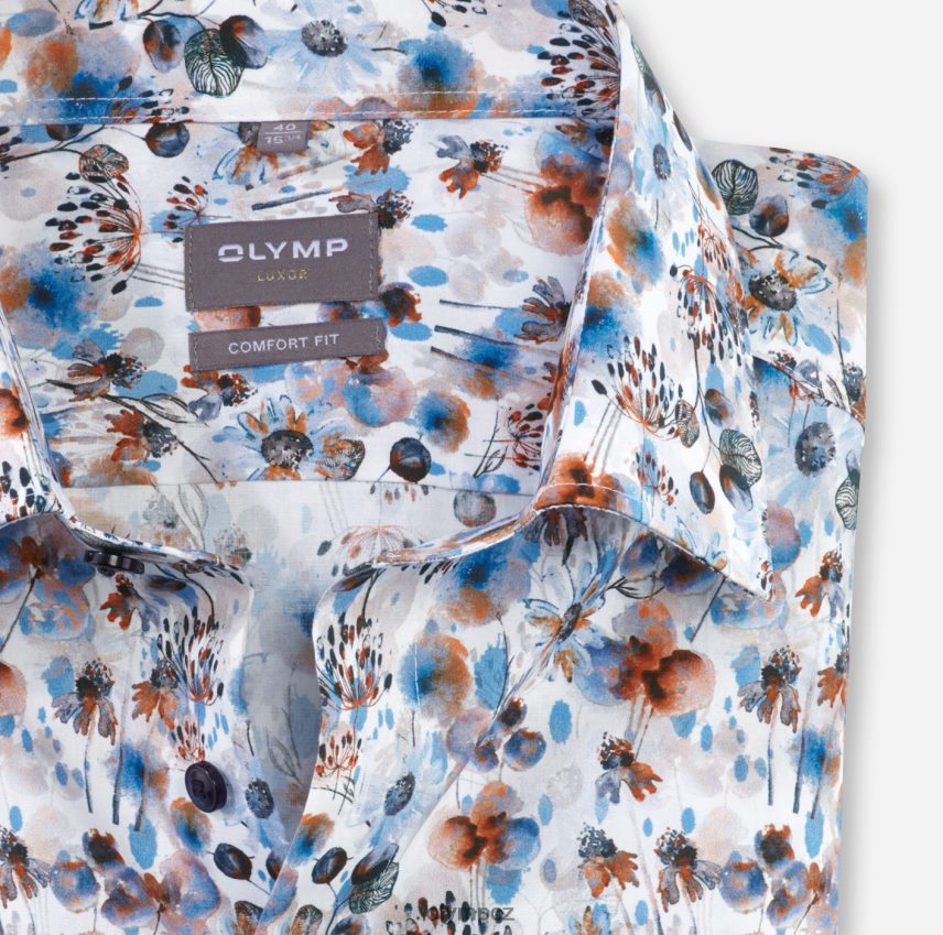 oblečení OLYMP luxor comfort fit, business triko, nový kent, oranžová PN44461491