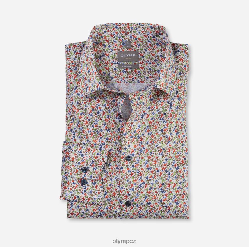 oblečení OLYMP luxor comfort fit, business triko, nový kent, oranžová PN44461692