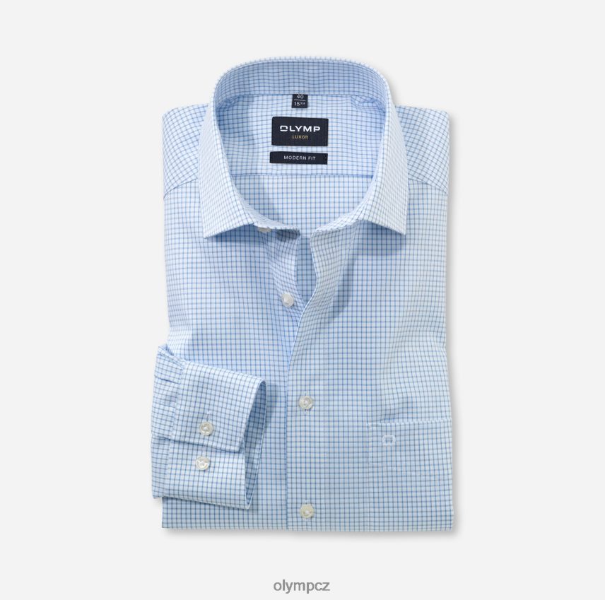oblečení OLYMP luxor modern fit, business shirt, global kent, bleu PN44461023