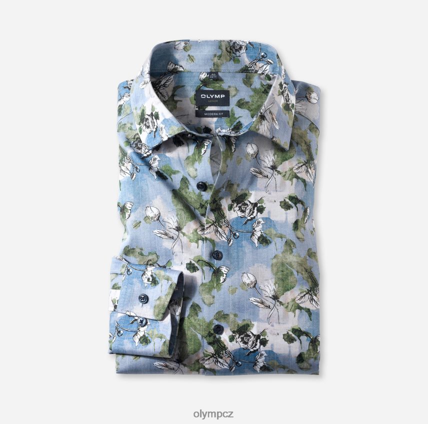 oblečení OLYMP luxor modern fit, business shirt, global kent, lime PN4446916