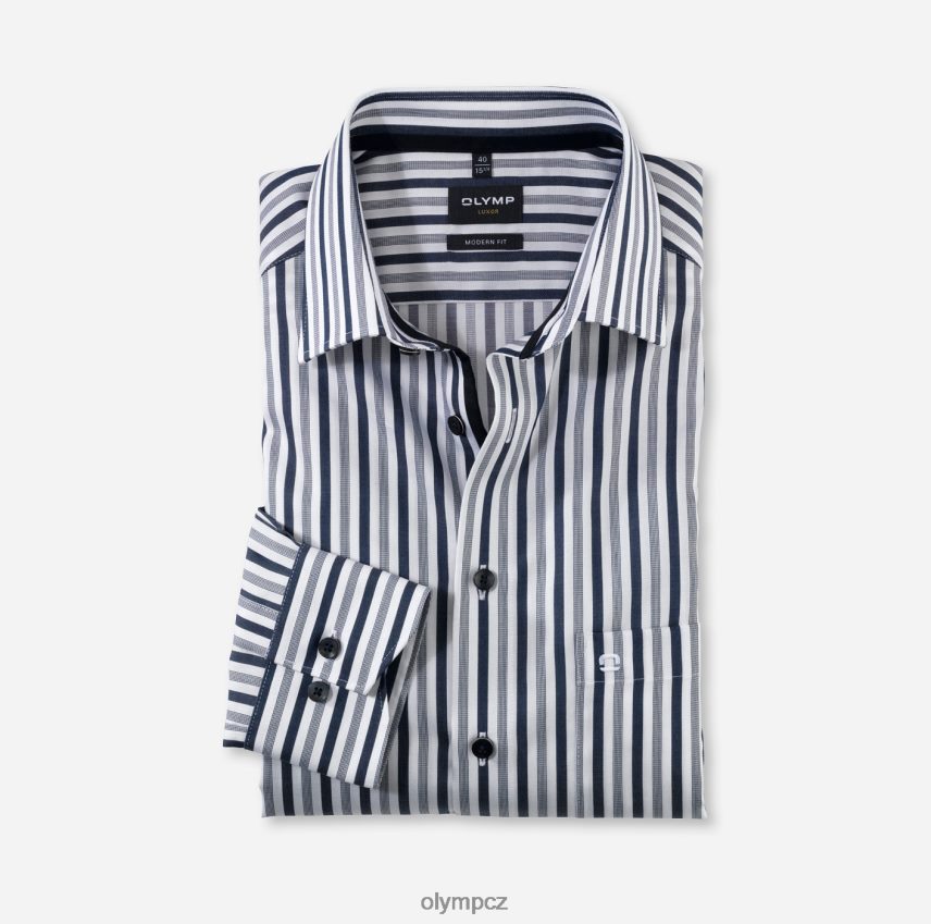 oblečení OLYMP luxor modern fit, business shirt, new kent, marine PN44461250