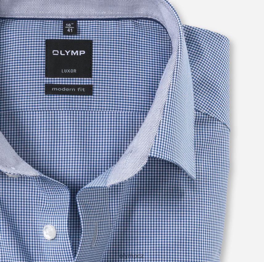 oblečení OLYMP luxor modern fit, business shirt, new kent, royal PN44461034