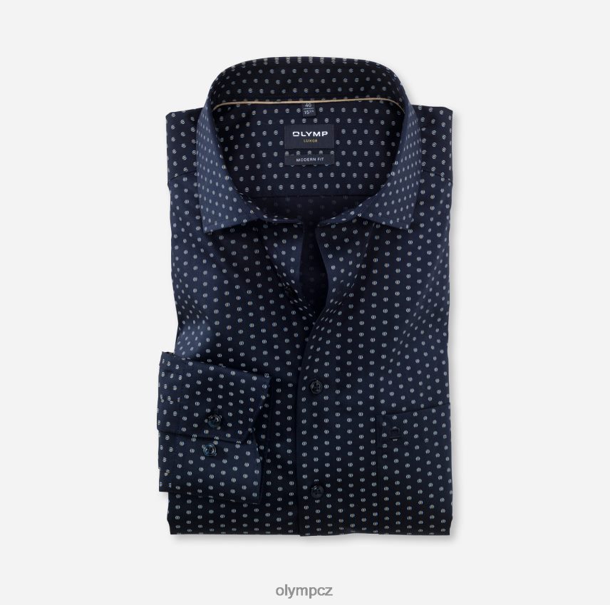 oblečení OLYMP luxor modern fit, business triko, dlouhý rukáv extra dlouhý, global kent, natural PN44461447