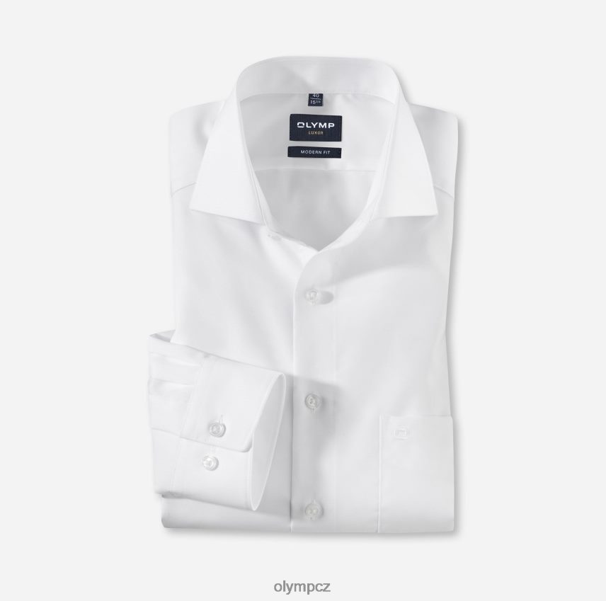 oblečení OLYMP luxor moderní střih, business košile, cutway classic, bílá PN44461386