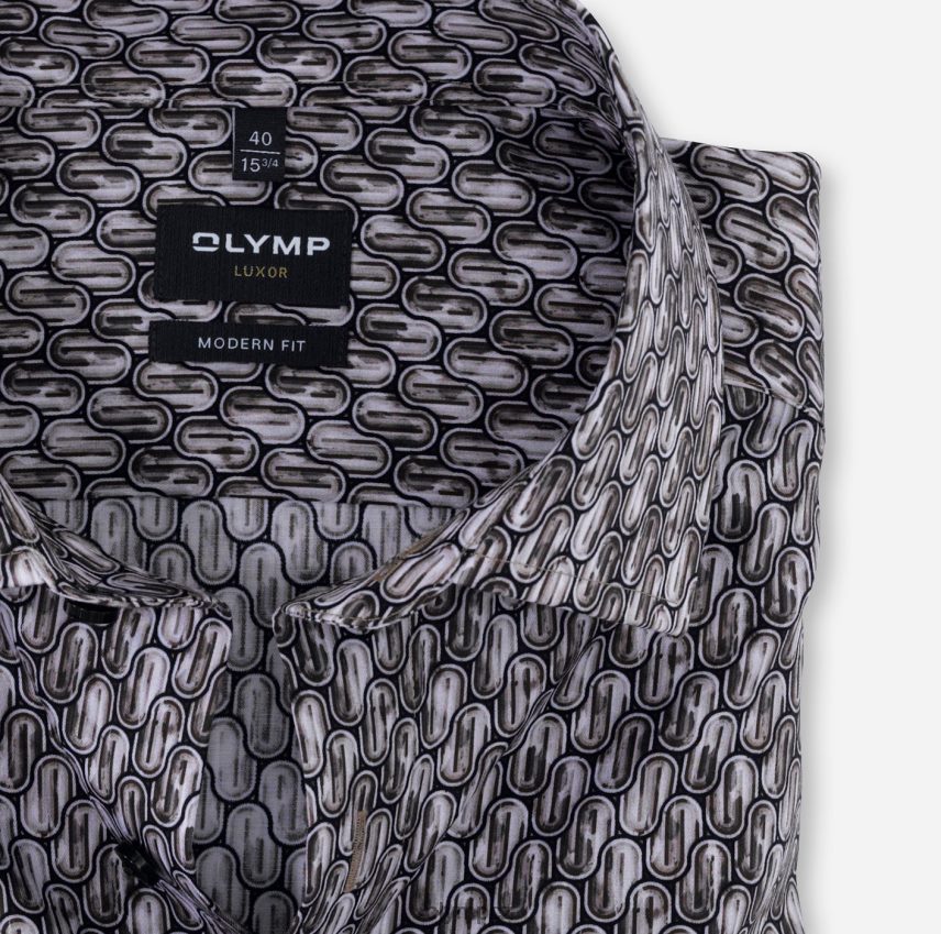 oblečení OLYMP luxor moderní střih, obchodní košile, globální kent, hnědá PN44461294