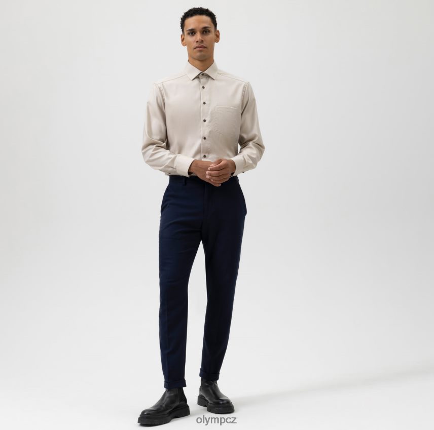 oblečení OLYMP luxor moderní střih, obchodní košile, globální kent, přírodní PN44461337