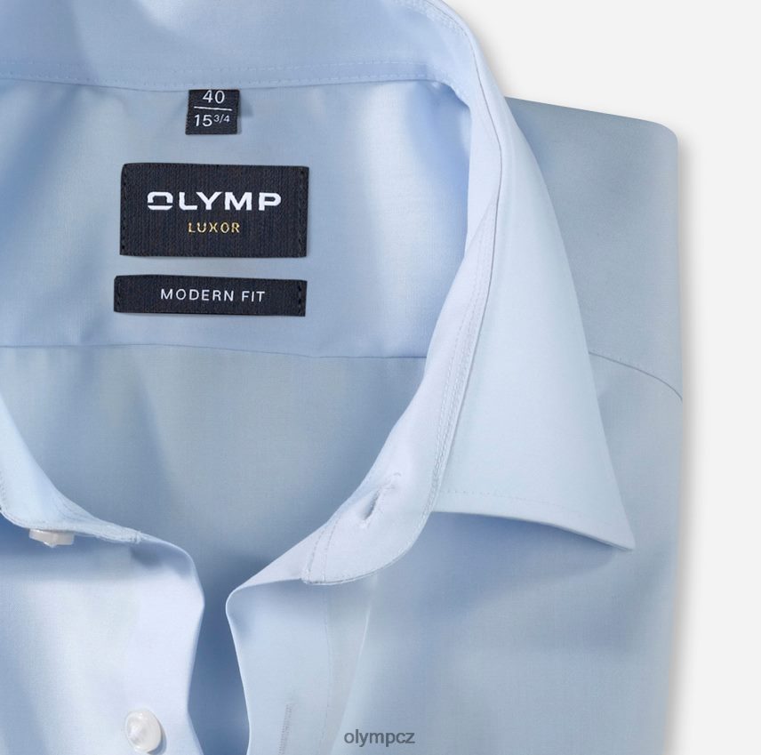 oblečení OLYMP luxor moderní střih, obchodní košile, nový kent, modrá PN44461393