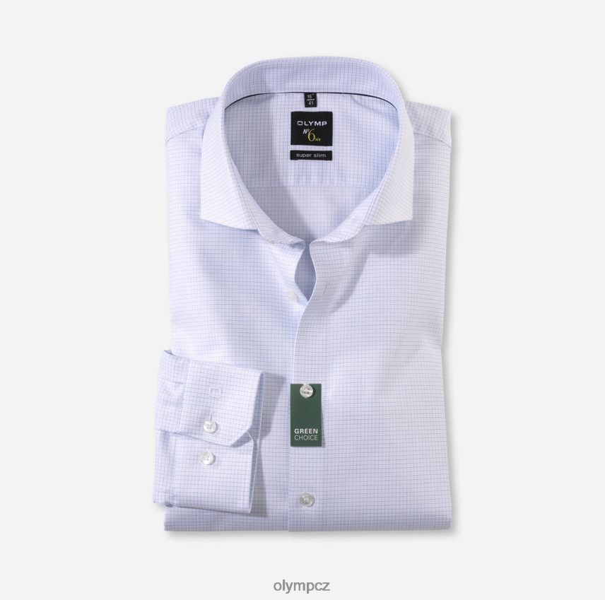 oblečení OLYMP Ne. šest super slim, obchodní košile, královský kent, bílá PN444678