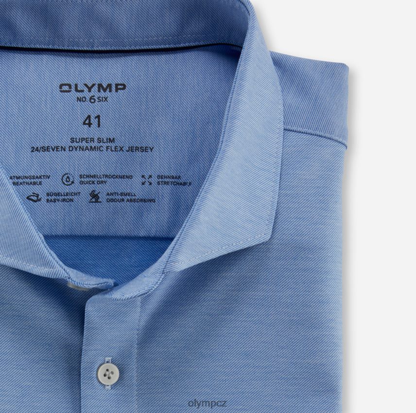 oblečení OLYMP Ne. six 24/sedm super slim, business shirt, cutway, blue PN4446226