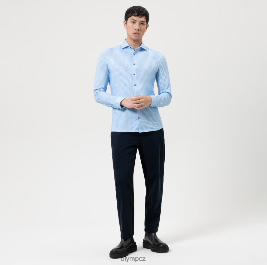 oblečení OLYMP Ne. six 24/sedm super slim, business shirt, kent, bleu PN44465