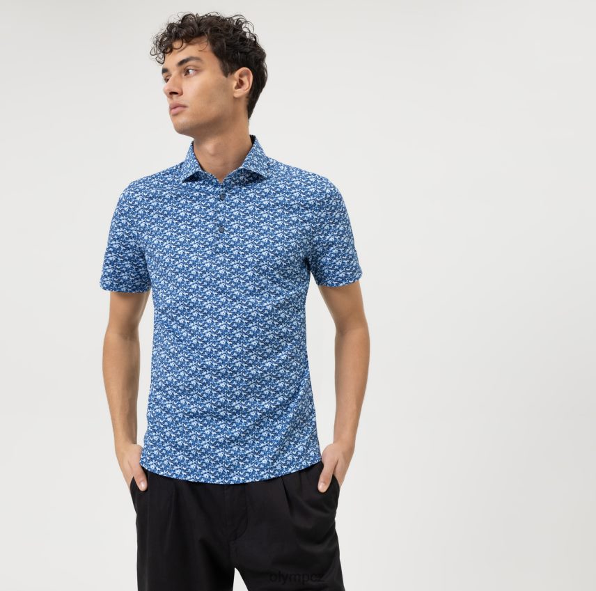 oblečení OLYMP Ne. six 24/sedm super slim, business shirt, kent, marine PN4446176